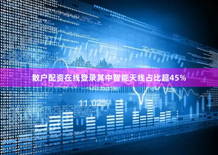 散户配资在线登录其中智能天线占比超45%